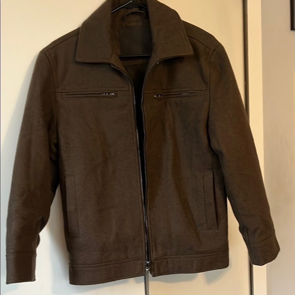 Men’s Bonobos vintage Brown Zip-Up Jacket